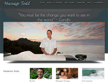 Tablet Screenshot of massagetodd.com